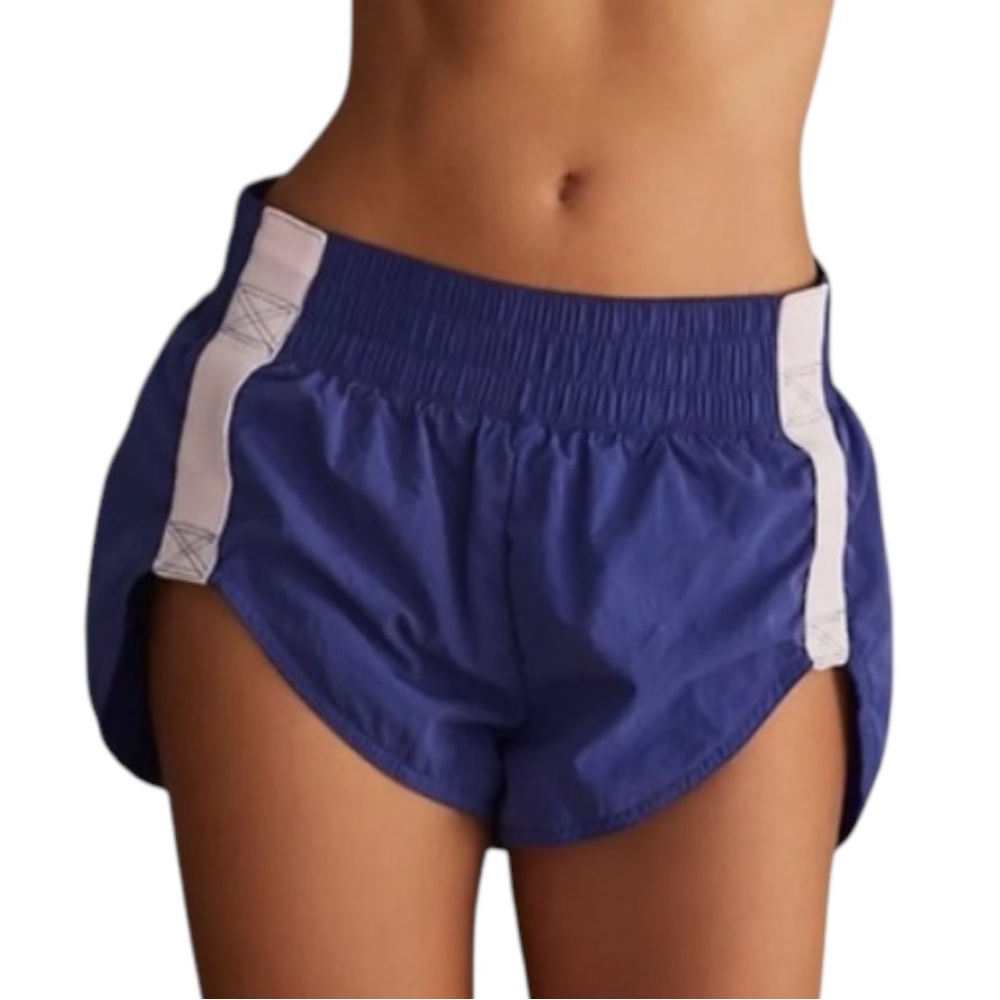 FP Movement by Free People Blue and White Athletic Shorts